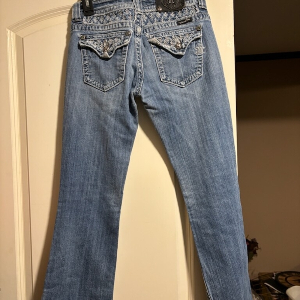 Miss Me Light Blue Boot Cut Jeans